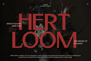 Hertloom Typeface