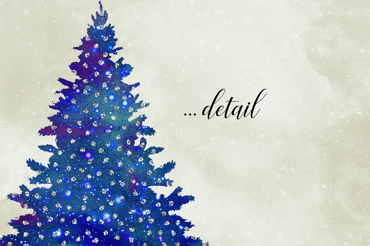 Watercolor Christmas Trees, an Illustration by Paper Farms (Photo 3 of 3)