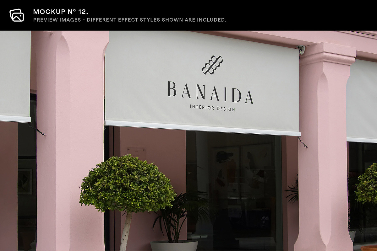 30 Signs & Facade Logo Mockups - V4, an Advertising Mockup by Asylab (Photo 19 of 38)