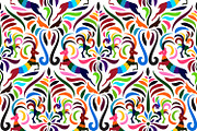 Vector Otomi Style Patterns, a Pattern Graphic by alexmakarova (Thumbnail 3 of 7)