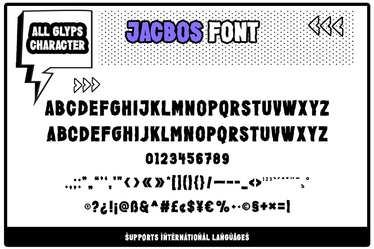 Jacbos, a Sans Serif Font by twinstd (Photo 11 of 11)