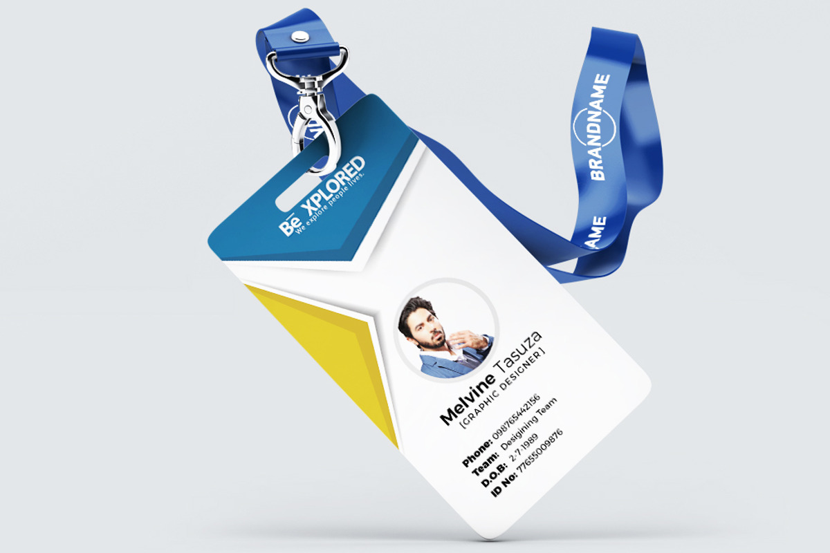 Security ID Card Template 06, a Stationery Template by Design Up
