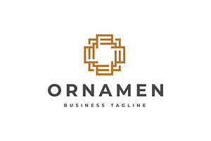 Ornamen - Letter O Logo