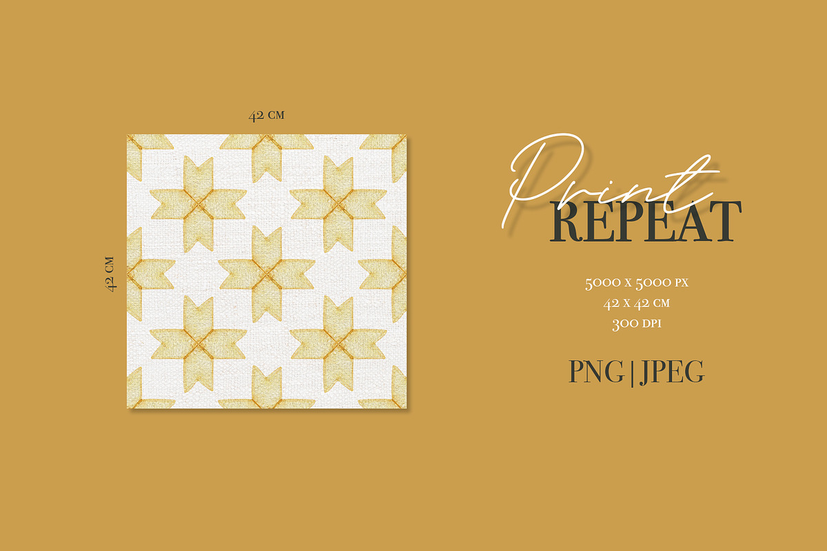 60 Retro Watercolor Patterns, a Pattern Graphic by ArtPavo (Photo 3 of 13)