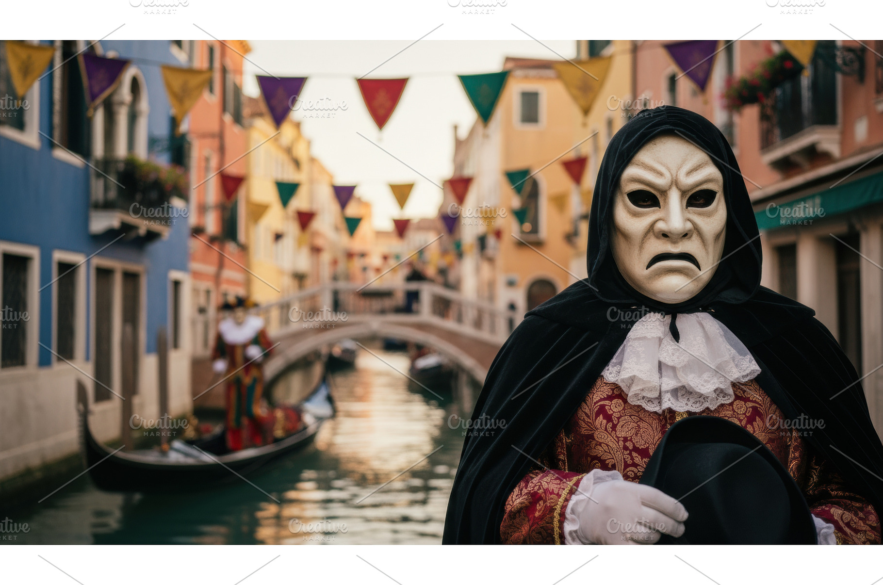 Person in a white mask with an, an Architecture Photo by Igor Tichonow