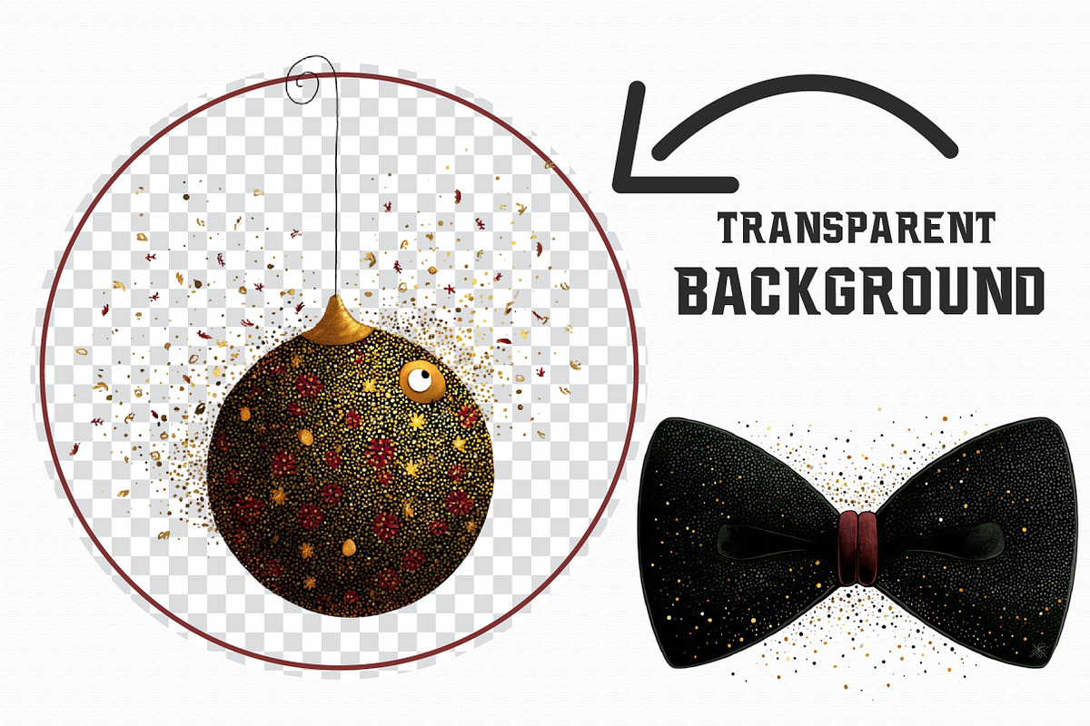 Luxury New Years Eve Clipart, an Illustration by Libby Wishes (Photo 7 of 7)