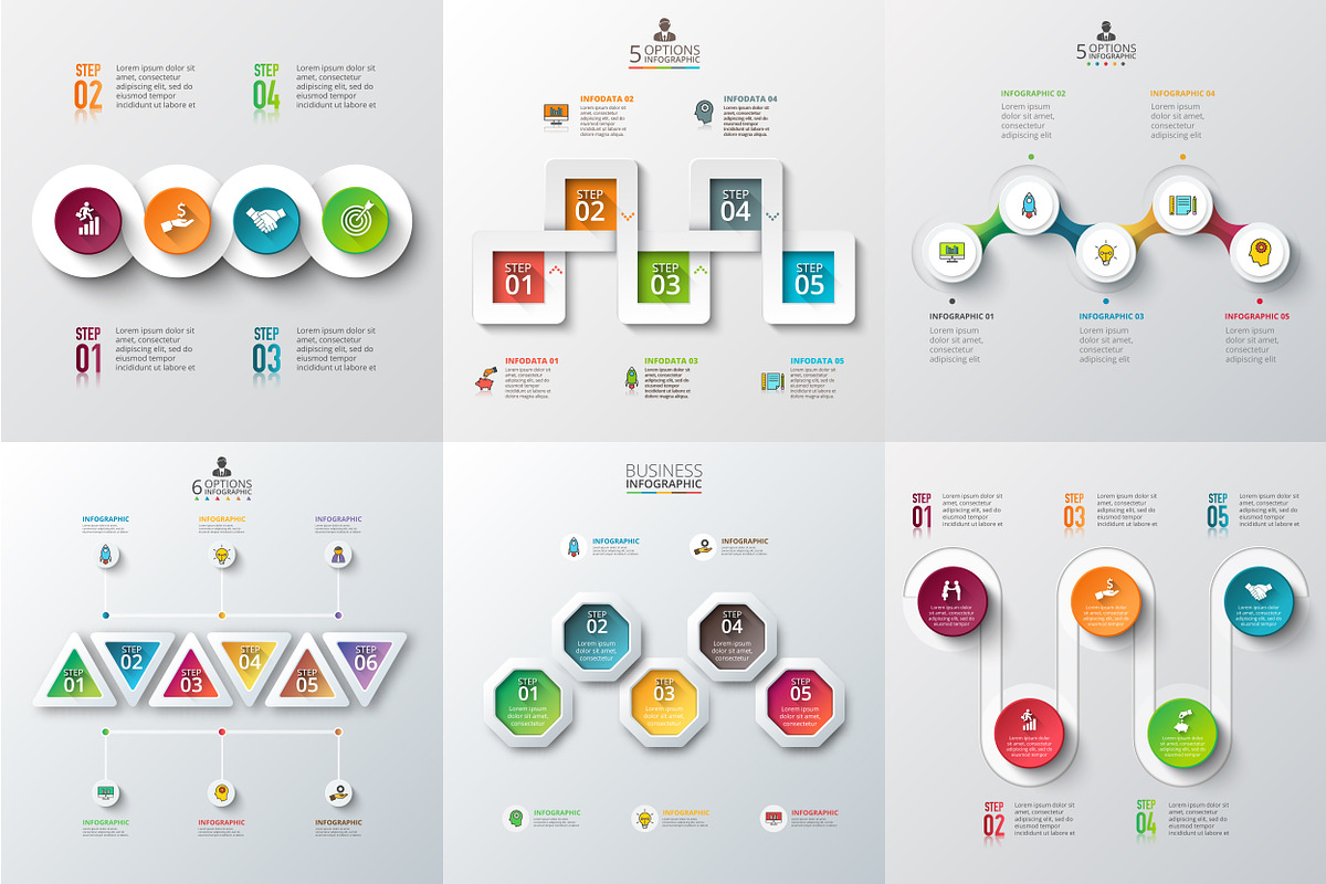 Infographic elements bundle v.01, a Presentation Template by Abert (Photo 7 of 9)
