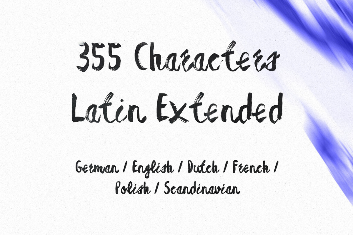 Avene PRO Brush Font preview 2