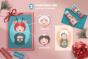 Holly Jolly. Kids Christmas, an Animal Illustration by Lori Room (Thumbnail 5 of 17)