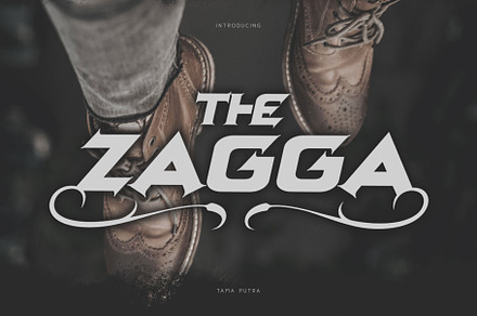 Zagga Decorative Typeface
