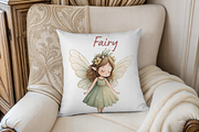 Watercolor Pink Fairy Clipart Bundle, an Illustration by MockupWizard (Thumbnail 6 of 6)