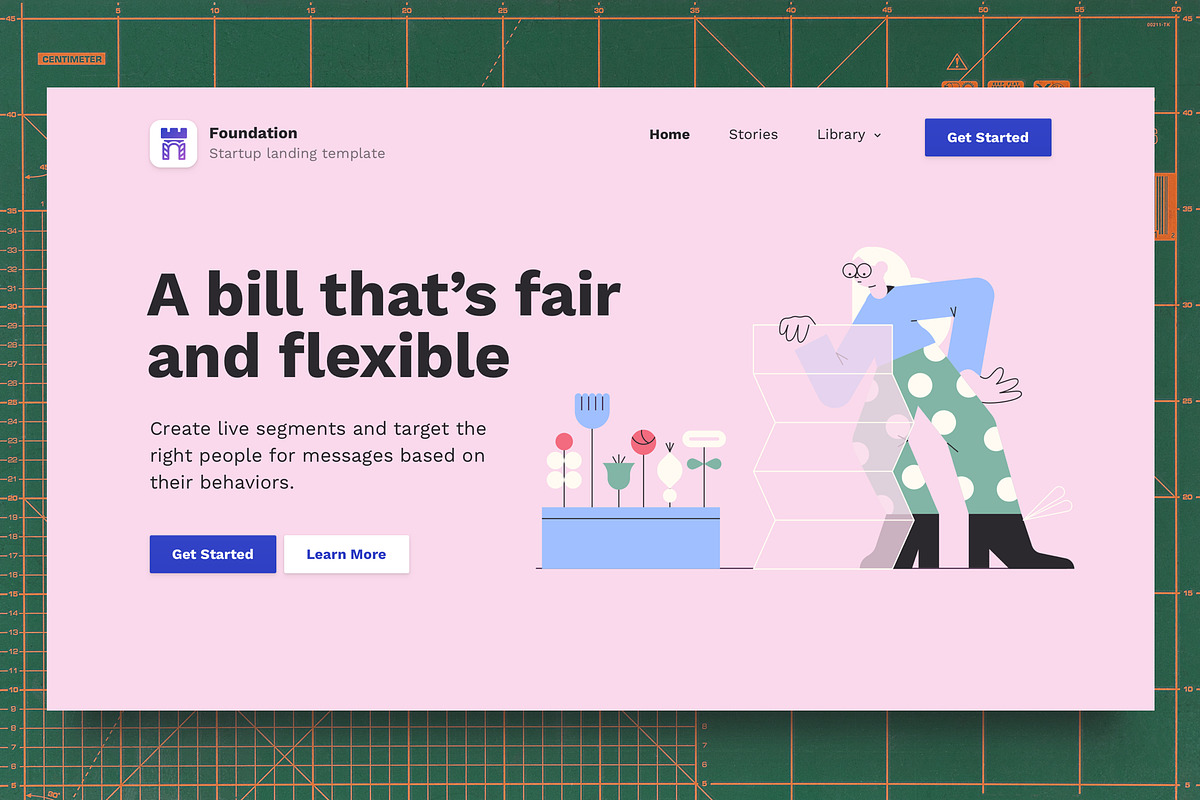 Bootstrap Landing Page HTML Template, a Landing Page Template by Nice, Very Nice (Photo 3 of 7)