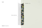41x142cm Silk Scarf Mockup Set, a Mask Mockup by creatsy5 (Thumbnail 3 of 8)