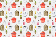 My Kitchen. Watercolor set, a Decorative Illustration by Maria's little shop (Thumbnail 7 of 7)