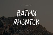Bathu Rhontok - Font