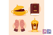 Ramadan Elements Vector Set, an Object Graphic by MISS CHATZ (Thumbnail 2 of 3)