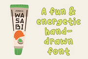 Wasabi a hand-lettered Bubbly Font, a Handwritten Font by Eryn Rose Design (Thumbnail 6 of 12)