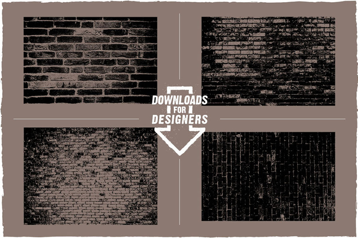 Wood, Brick & Concrete - Vector Pack, a Texture Graphic by Downloads for Designers (Photo 2 of 9)