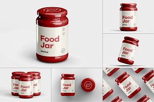 Food Jar Mock-up
