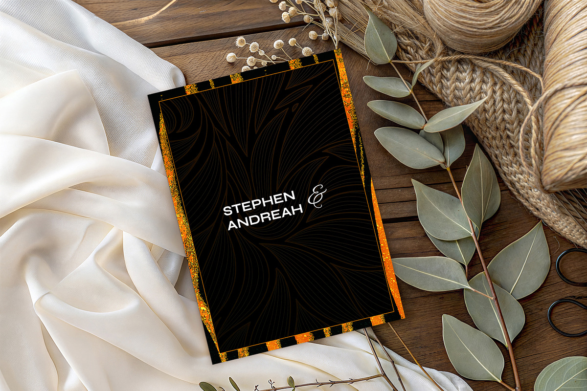 Tiger Stripe Wedding Invitation, an Invitation Template by InvitingStorys (Photo 1 of 4)