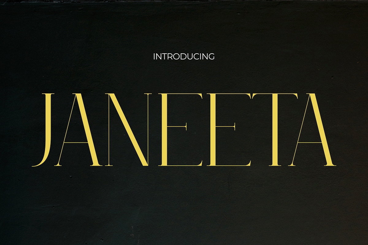 JANEETA, a Serif Font by TokoPress (Photo 1 of 10)