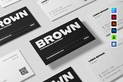 Minimal Business Card Template, a Business Card Template by ElvinPrint (Thumbnail 1 of 6)