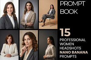 Women Headshot Professional Prompts, a Business Photo by Selenique Studio