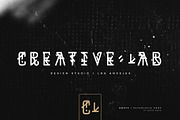 GRVTY | Futuristic font, a Blackletter Font by Davide Bassu (Thumbnail 5 of 17)