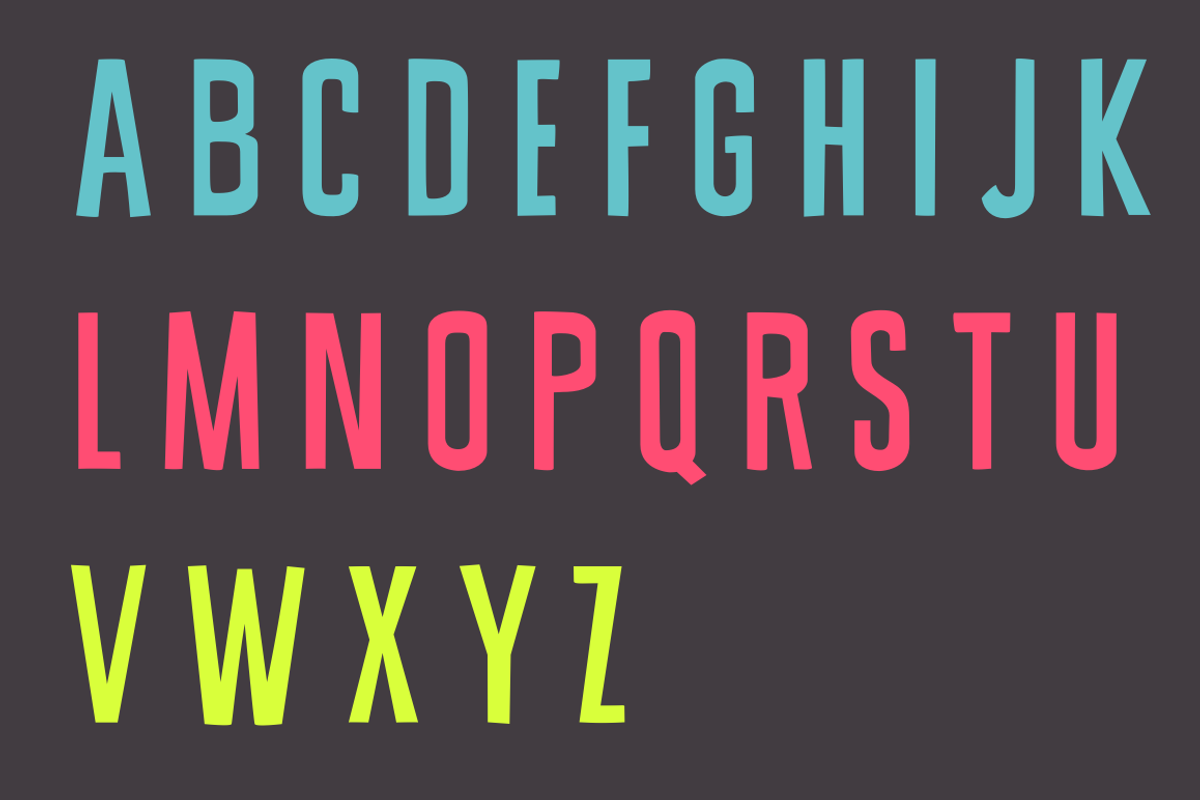 Uptown Sans Typeface preview 8