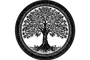 Tree of Life Circle SVG Bundle, an Object Graphic by jahid234 (Thumbnail 12 of 13)
