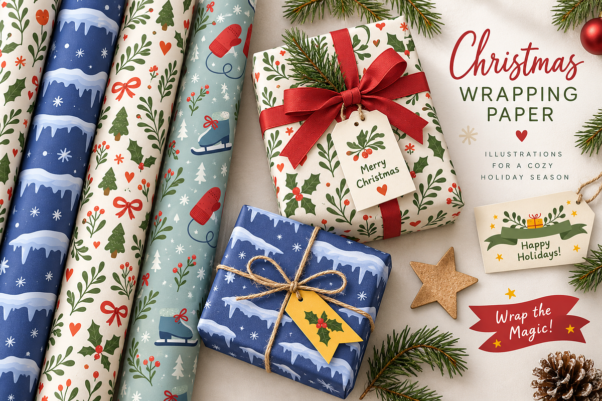 196 Xmas Illustrations Bundle, a Seasonal Illustration by Anna Studio (Photo 6 of 12)