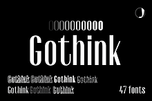 Gothink Serif Fonts