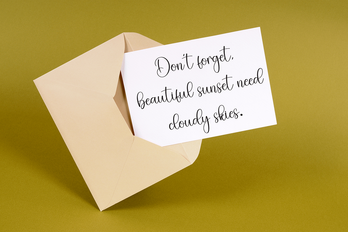 Cactus | Script Font, a Handwritten Font by Scratchones (Photo 5 of 9)