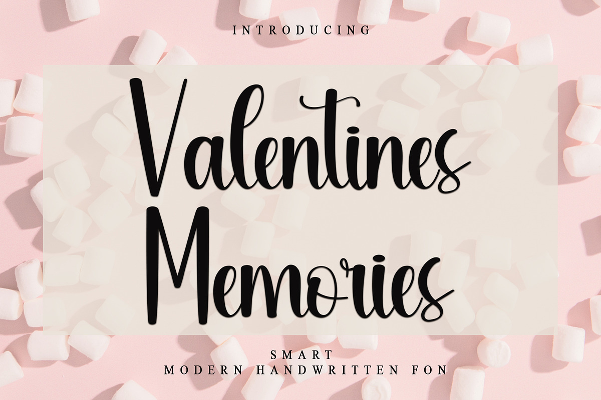 Valentines Memories, a Handwritten Font by FreshTypeINK (Photo 1 of 7)