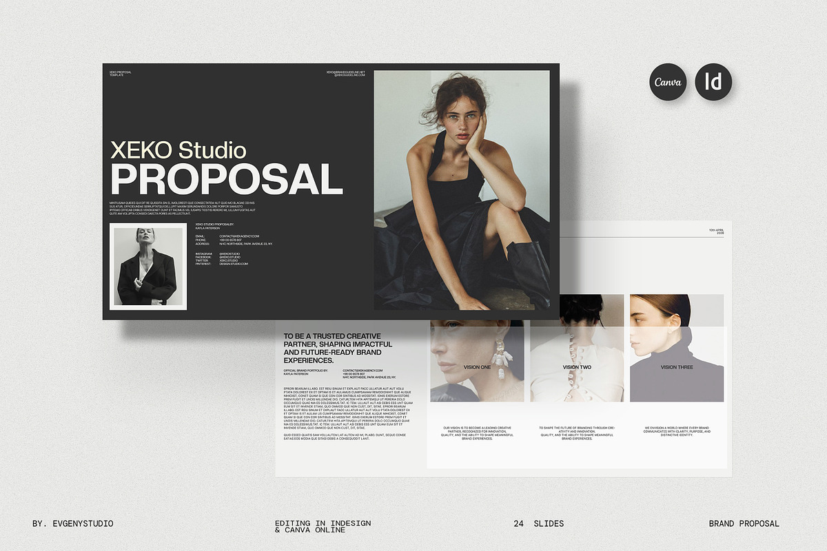 Proposal Presentation Template, a Presentation Template by evgenystudio (Photo 1 of 9)