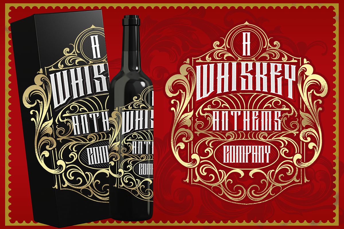 ANTHEMS MODERN BLACKLETTER, a Blackletter Font by dansdesign (Photo 3 of 9)