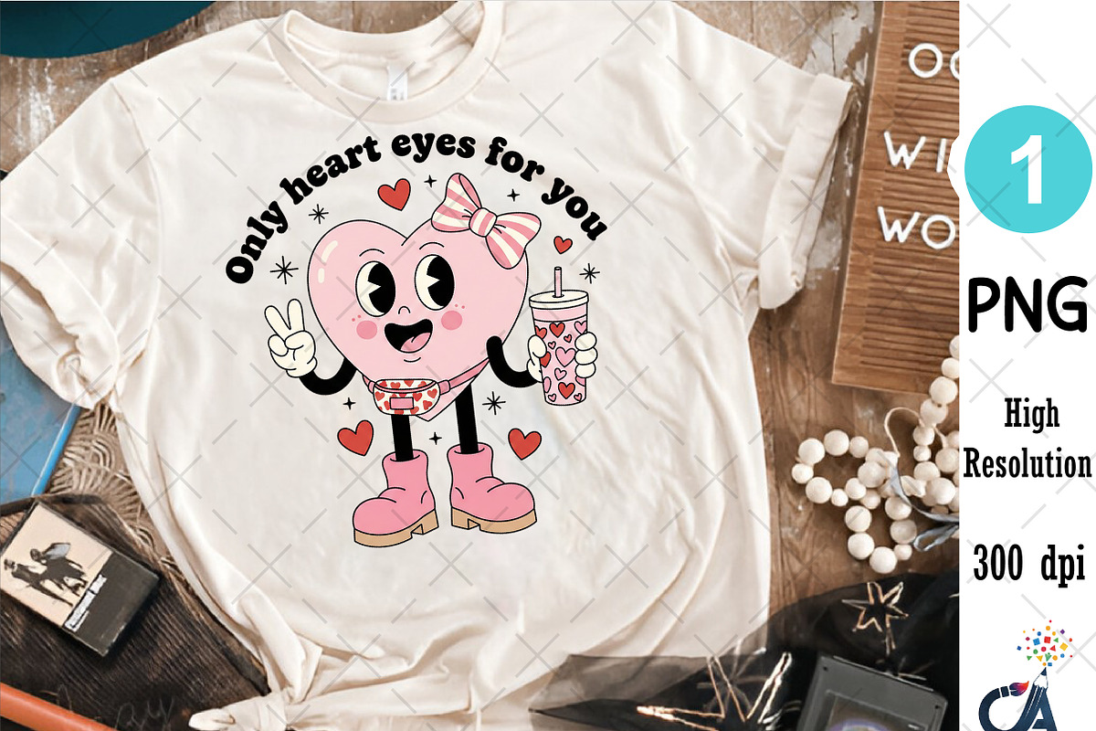 Only Heart Eyes For You Valentines, an Illustration by Creative Art (Photo 6 of 6)