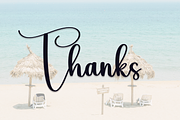 Beach | Script Font, a Script Font by Scratchones (Thumbnail 4 of 8)