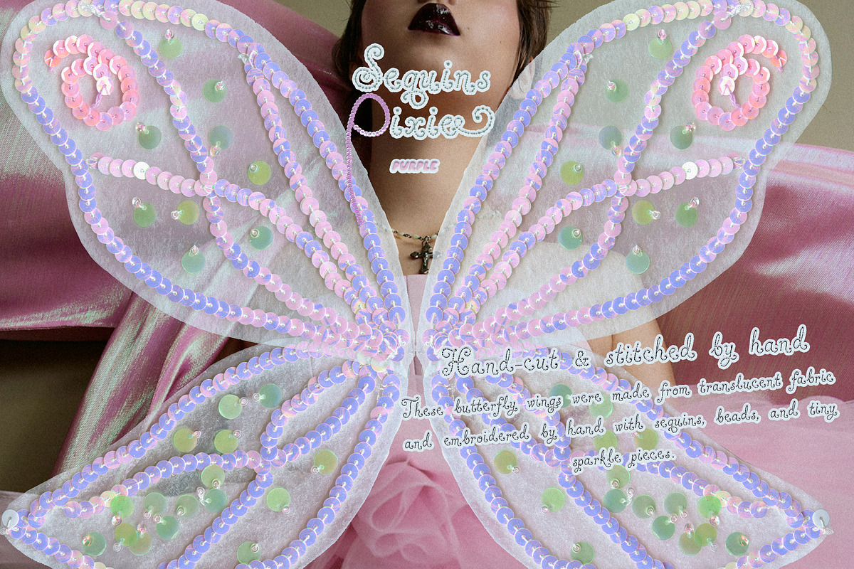 Sequins Pixie Collage Kit, an Object Graphic by Purple (Photo 8 of 14)