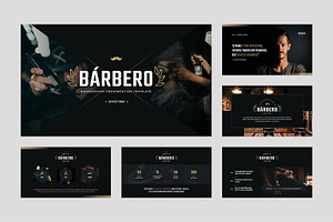 Barber Shop Keynote Template