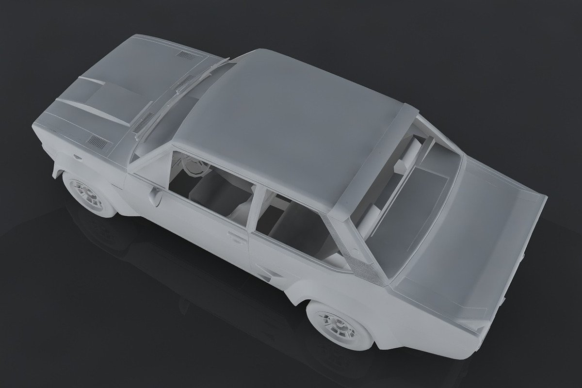 FIAT 131 Abarth Rally Stradale, a Cars & Vehicle 3D Model by valtriiu (Photo 8 of 12)