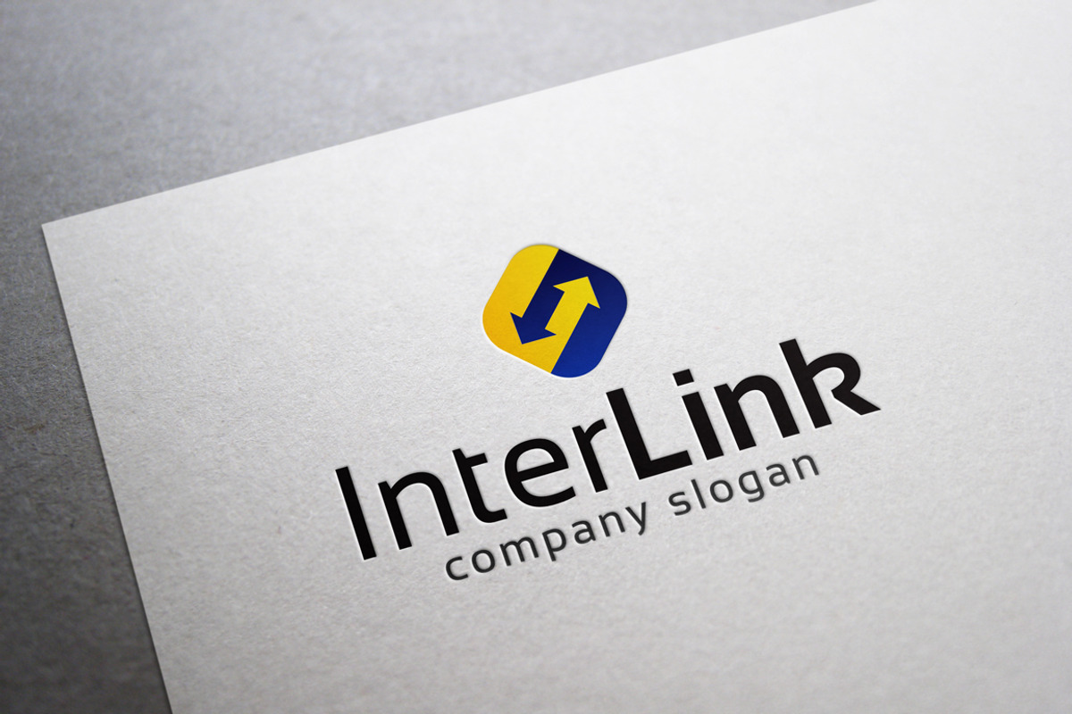 Inter Link Logo, a Branding & Logo Template by EmilGuseinov