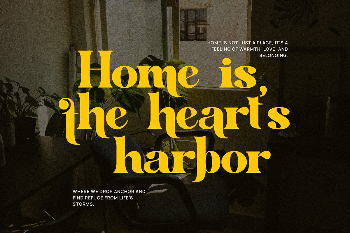 Siren - Ligature Serif, a Serif Font by Luna Shop (Photo 6 of 6)