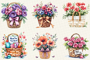 Happy Mother's Day Clipart, an Illustration by OK Design (Thumbnail 3 of 5)