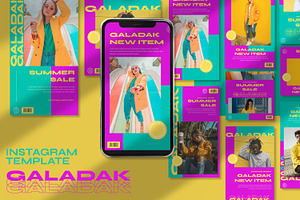 Galadak Instagram Template