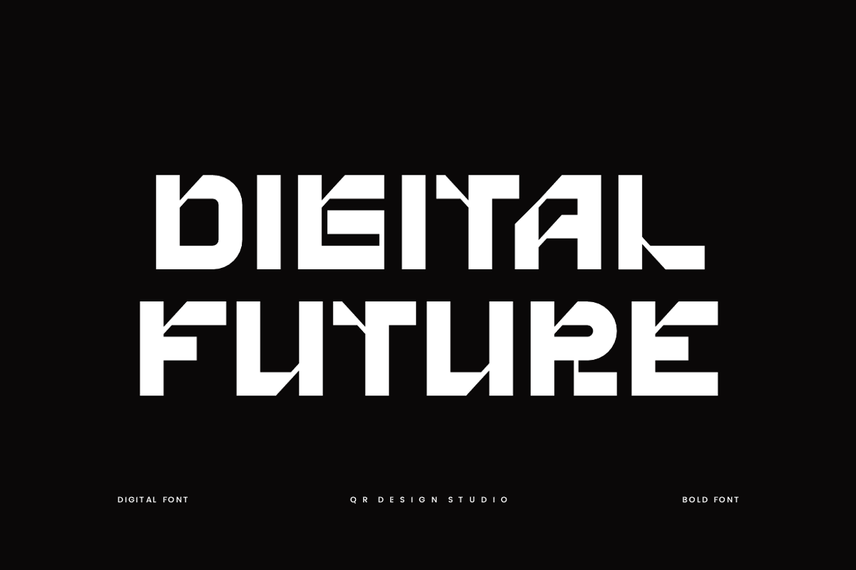 Rosket Techno Font, a Sans Serif Font by QR Design Studio (Photo 3 of 8)