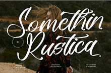 Somethin Rustica Modern Handwritten