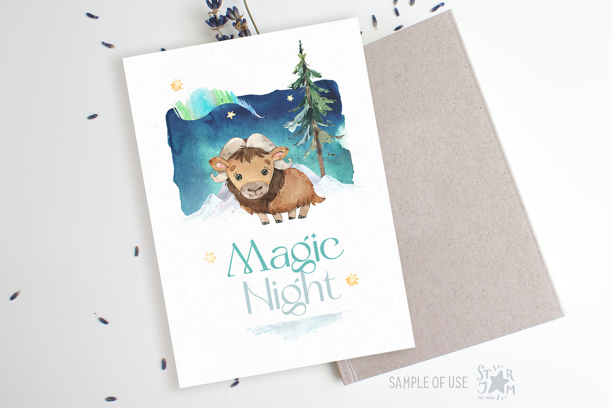 The North. Watercolor Collection, an Animal Illustration by StarJam (Photo 5 of 8)