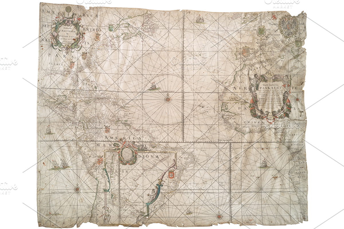 Antique Nautical Charts, a Texture Graphic by Blue Line Design (Photo 21 of 21)