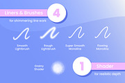 Sparkle & Shine Procreate Brushset, a Brush Add-On by Unfettered Letters (Thumbnail 7 of 7)